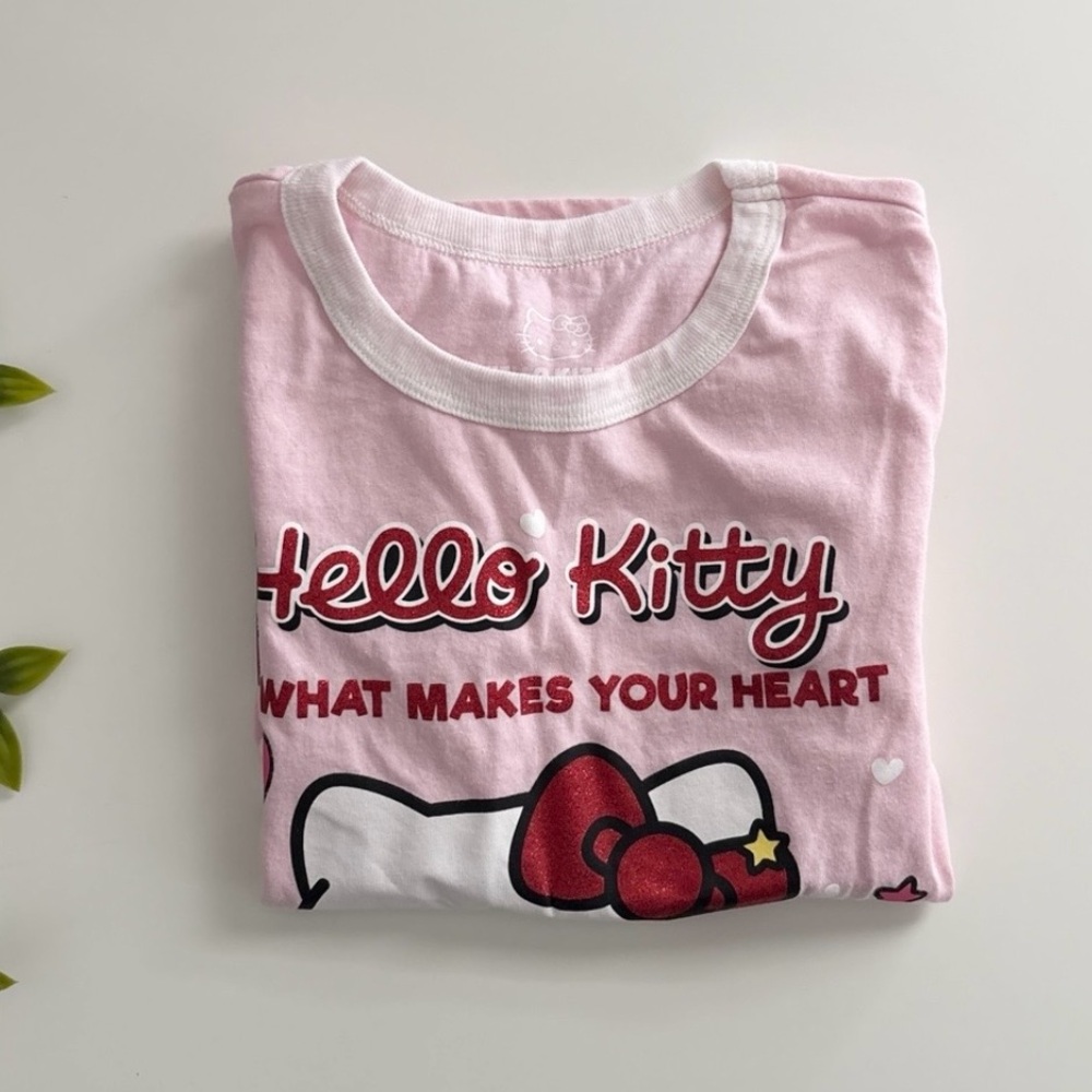 girls hello kitty pink t-shirt
